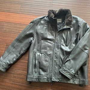 Johnston & Murphy leather jacket